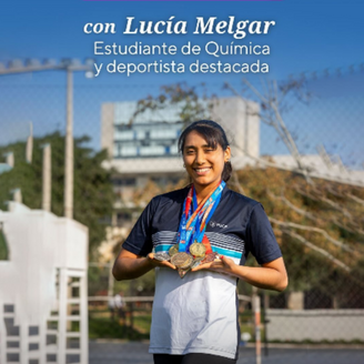 Conoce a Lucía Melgar y cómo vive la amplitud en la PUCP. Ella es estudiante de la carrera de Química